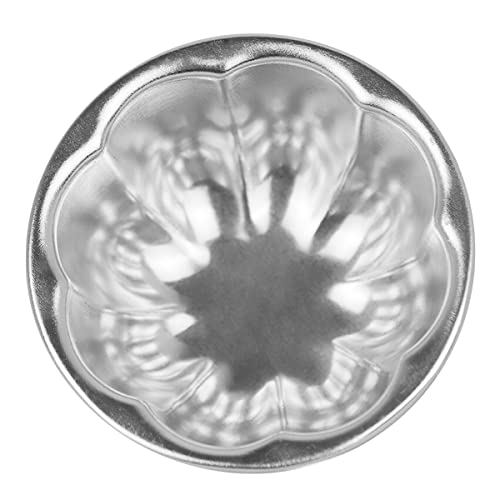 Molds Aluminum for Jello Small Cup Cake Nonstick Tartlets Baking Tool (6 Count)
