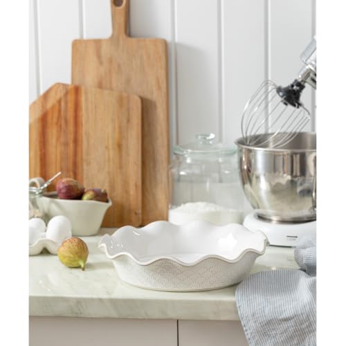 Ceramic Deep Pie Pan for Baking