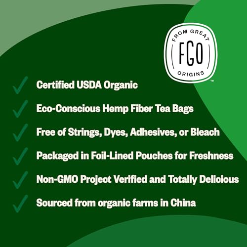 Organic Green Decaf Tea (100 Count)