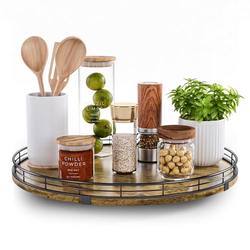 Lazy Susan Turntable Organizer for Table Top