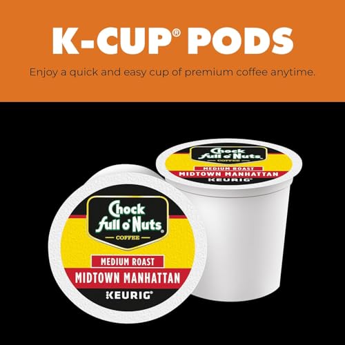 K-Cup Pods - Midtown Manhattan, 6 Packs of 12 K-Cup Pods (72 Count)