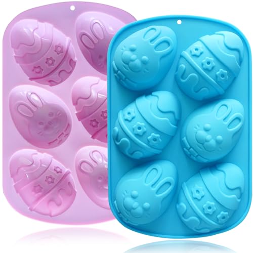 Egg Shape Silicone Molds 3.5 Inch (2 Count)