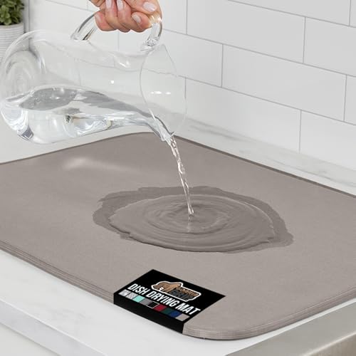 Ultra Absorbent Microfiber Dish Drying Mat