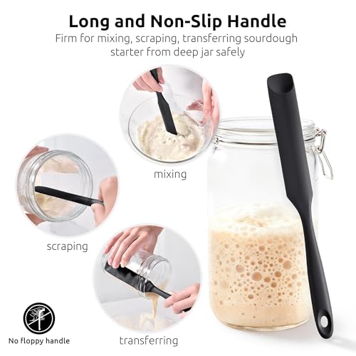 Silicone Jar Spatula for Sourdough Starter