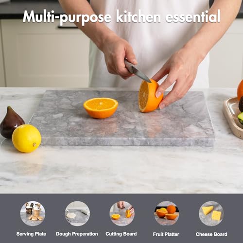 Natural Marble Cutting Board for Kitchen Countertop