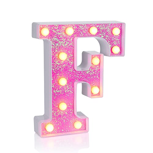 Pink Light up Letters (4.2329 Ounce)