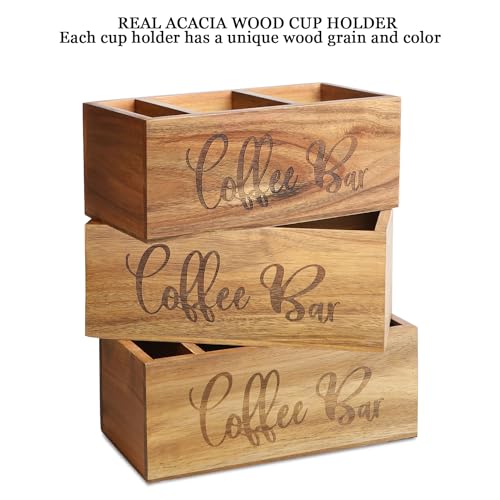 Acacia Wood Station Organizer