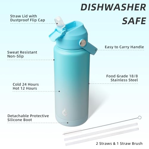 24oz Insulated Water Bottle