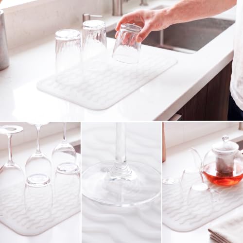 Silicone Dish Drying Mat for Multiple Usage