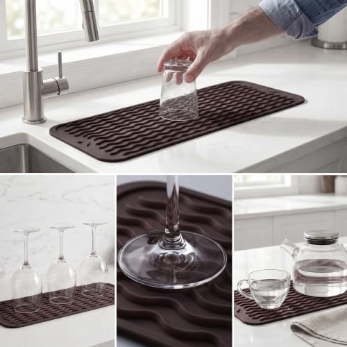 Silicone Dish Drying Mat for Multiple Usage