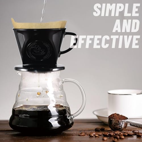 Melamine Pour Over Coffee Maker with 3 Drip Holes
