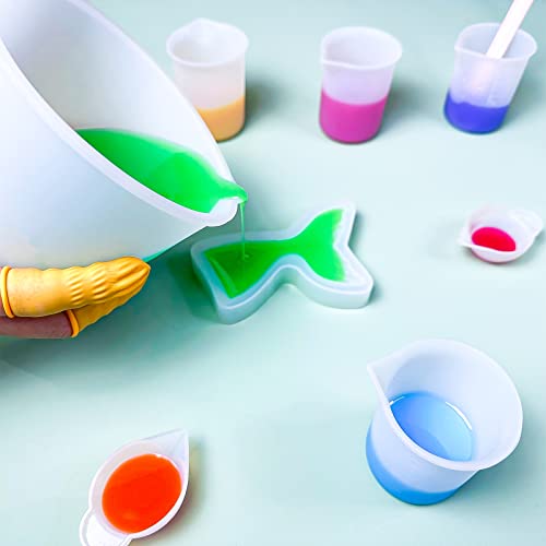 Silicone Measuring Cups Kit for Resin
