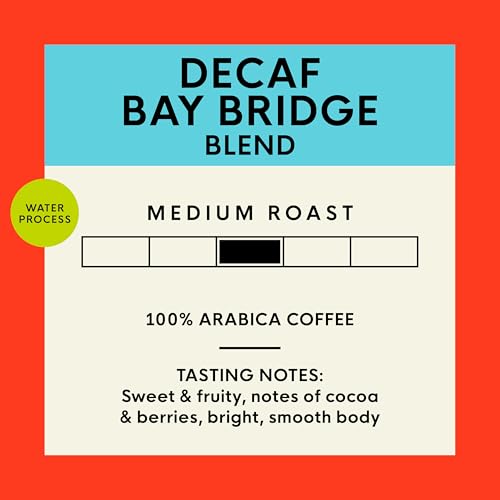 Coffee DECAF Bay Bridge Blend Ground Coffee (28 Ounce)
