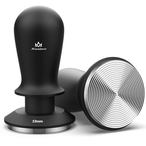 Espresso Tamper 53mm Calibrated Spring Loaded Coffee Tamper with Constant Pressure