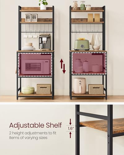 Bakers Rack with Power Outlet
