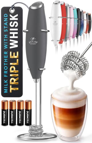 Powerful Milk Frother Wand With Duracell Batteries