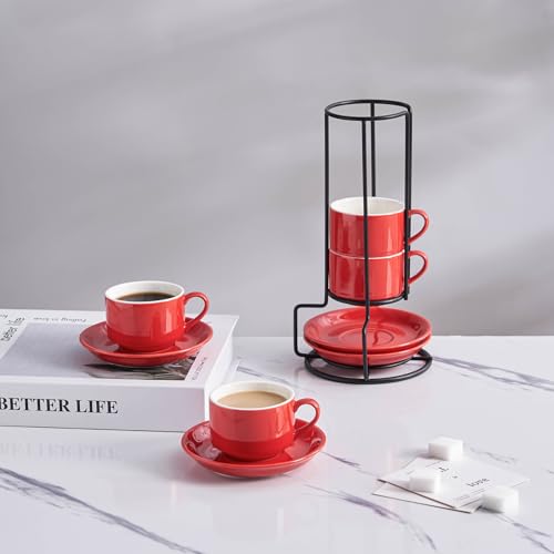 2.5 Ounce Espresso Cups Set of 4 (4 Count)