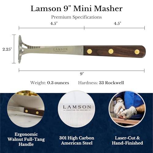 Mini Masher Walnut Handle