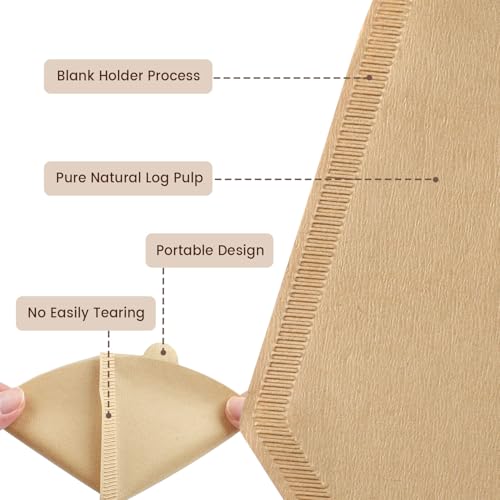 100Pcs Cone Coffee Filters #2 (100 Count)