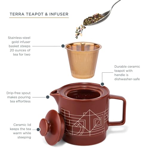 Ceramic Teapot with Infuser