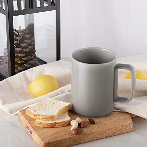 Large 15 Ounces Porcelain Coffee Mug Tea Mugs Set of 6 (6 Count)
