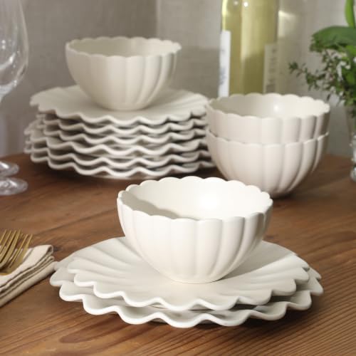Bistro Fleur Plates and Bowls Sets