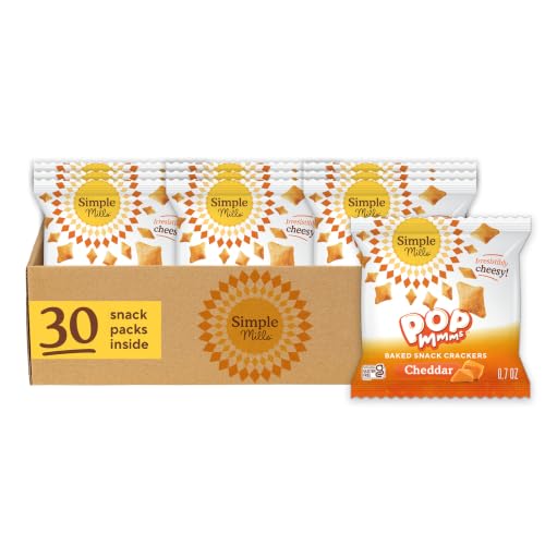 Pop Mmms Cheddar Baked Cracker Snack Packs (44.17 Ounce)