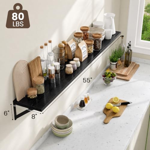 Wall Mounted Floating Shelves Set of 2 (2 Count)