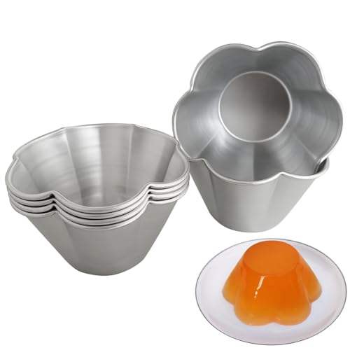 Flower Pudding Baking Mold (6 Count)