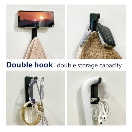 12 Pack Wall Hooks for Coat and Towel (12 Count)