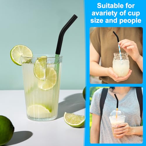 5 Pcs Silicone Straw Tips (5 Count)