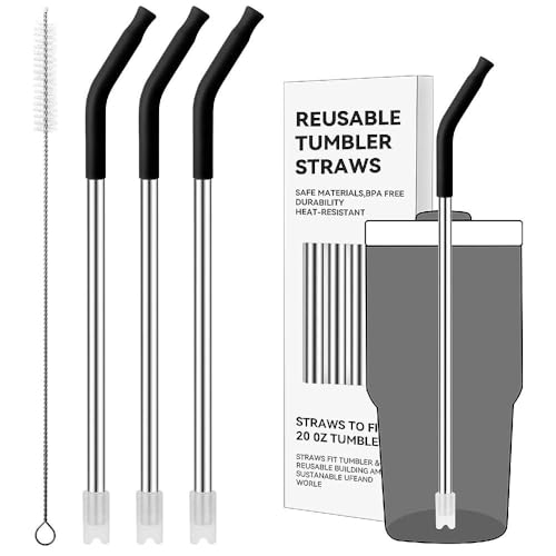 Straight Metal Straws for Stanley 20oz