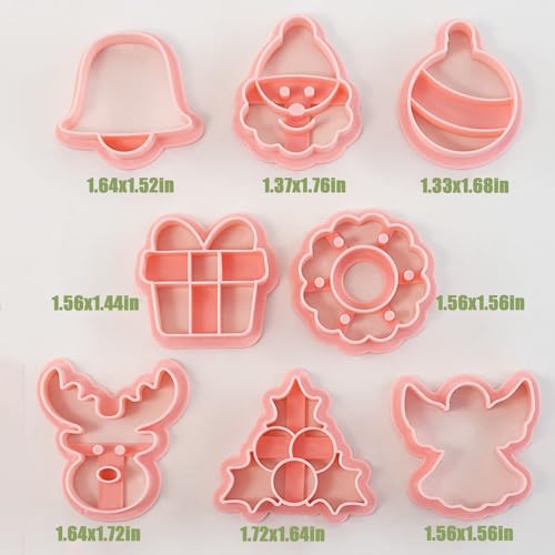 8Pcs Christmas Cookie Cutters (8 Count)