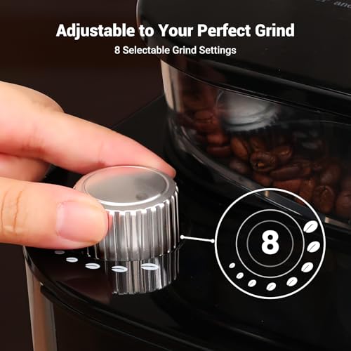10-Cup Grind-And-Brew Drip Coffee Maker with Built-In Burr Grinder