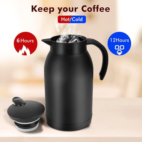 Stainless Steel Thermal Coffee Carafe Dispenser