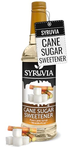 Coffee Syrup Cane Sugar Sweetener Flavored Syrup for Drinks (25.4 Fl Oz)