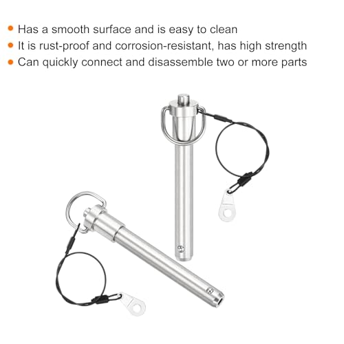 2 Pcs Quick Release Pin (2 Count)