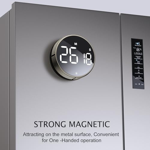 BlueSnail Kitchen Timer with LED Digital Display Smart Efficana for Home Classroom Gym Office