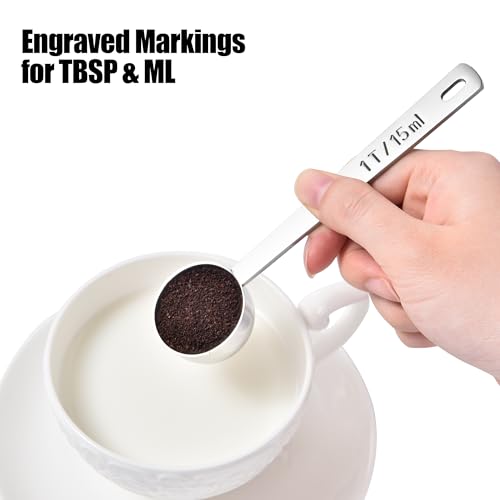 Metal 4.3in Long Handle Coffee Scoop for Ground Coffee