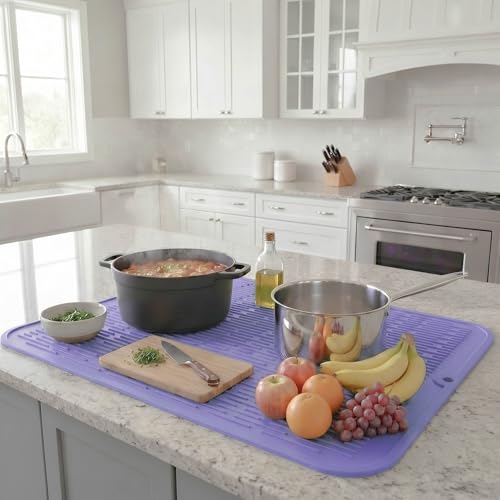 Silicone Dish Drying Mat for Multiple Usage