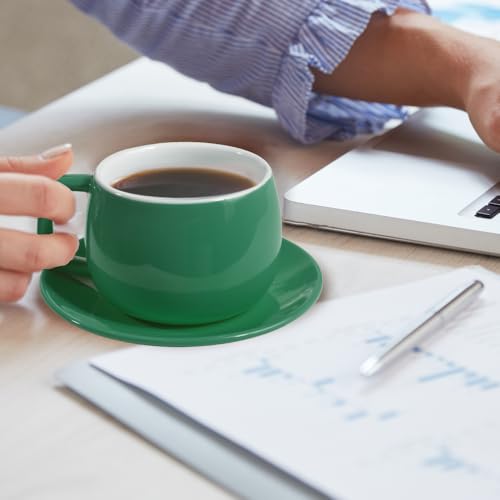 Porcelain Coffee Cup with Saucer 270ml (9.99 Count)