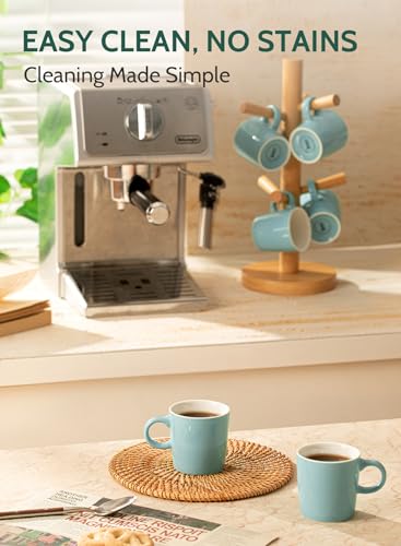 3.5oz Porcelain Espresso Cups Set of 4 (4 Count)