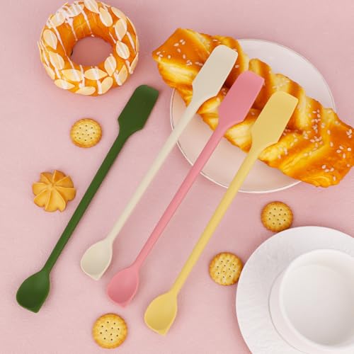 4pcs Mini Silicone Spatulas Set (4 Count)