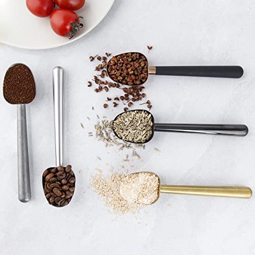 Stainless Steel Long Hollow Handle Coffee Scoop