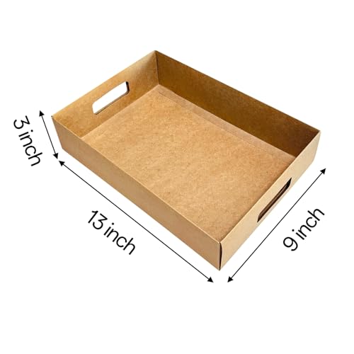 12 Pack 13" X 9" X 3" Brown Blyss Cookie Crate