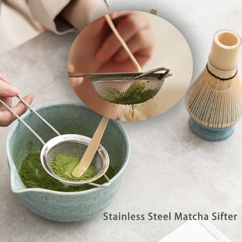 Matcha Set Matcha Whisk Set Includes 17 oz Matcha Bowl