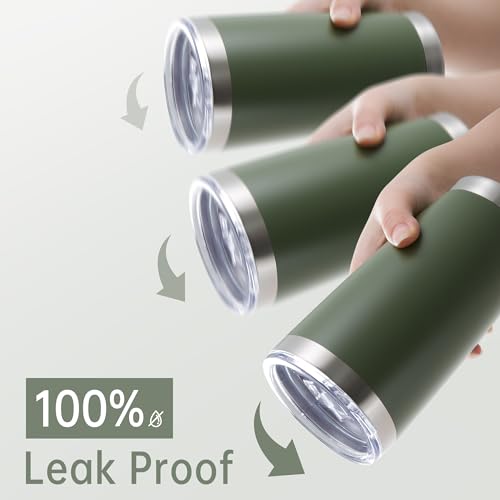 20 oz Tumblers Bulk Stainless Steel Tumbler with Lid (12 Count)