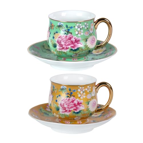 Tea Cup and Saucer (2 Count)