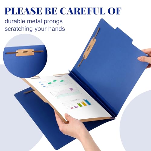 12 Pcs Classification Folder Letter Size (12 Count)