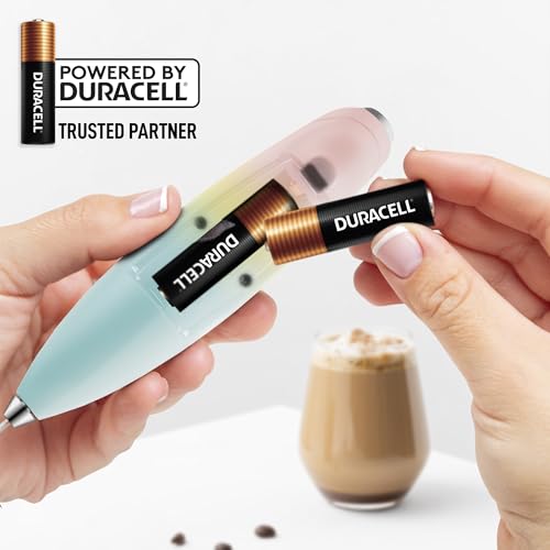Powerful Milk Frother Wand With Duracell Batteries